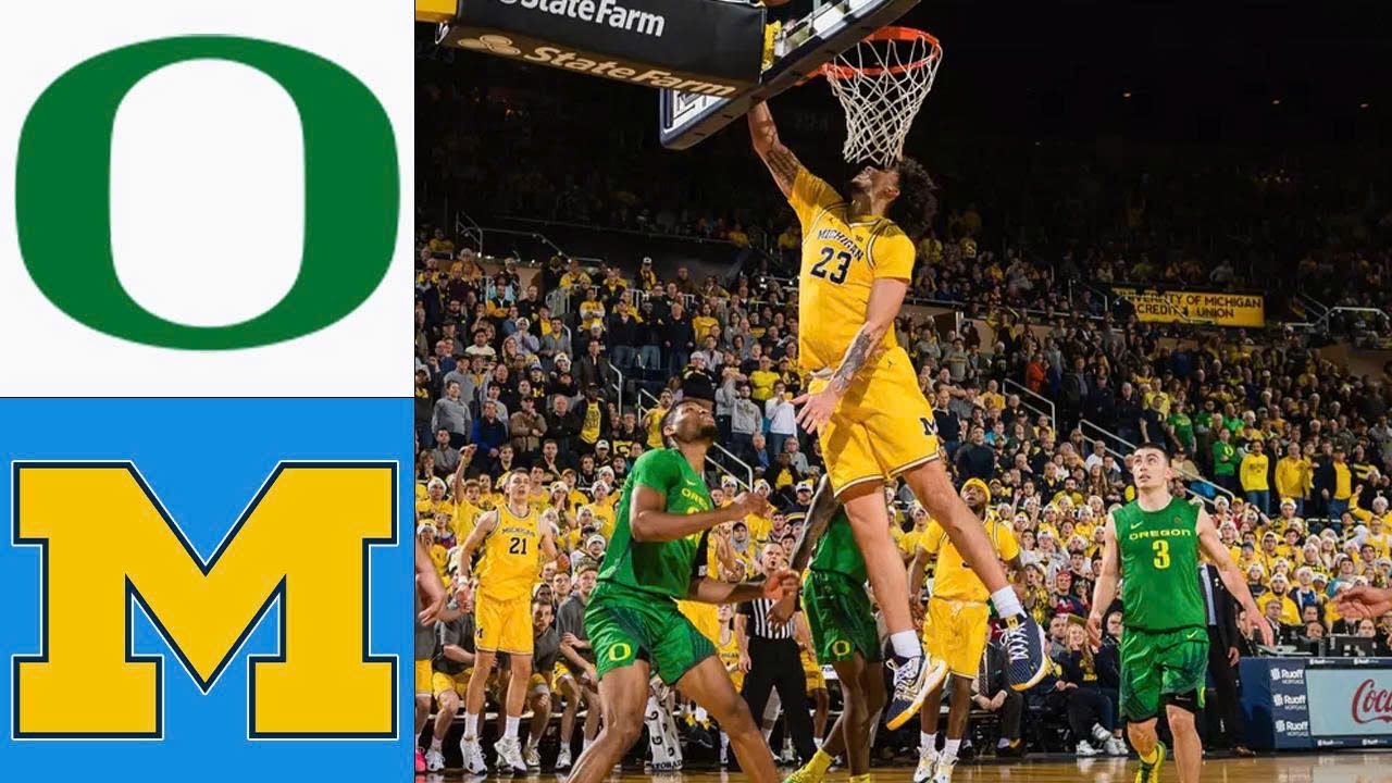 Michigan vs Oregon FULL GAME |Jan 17, 2025 | Men's College Basketball