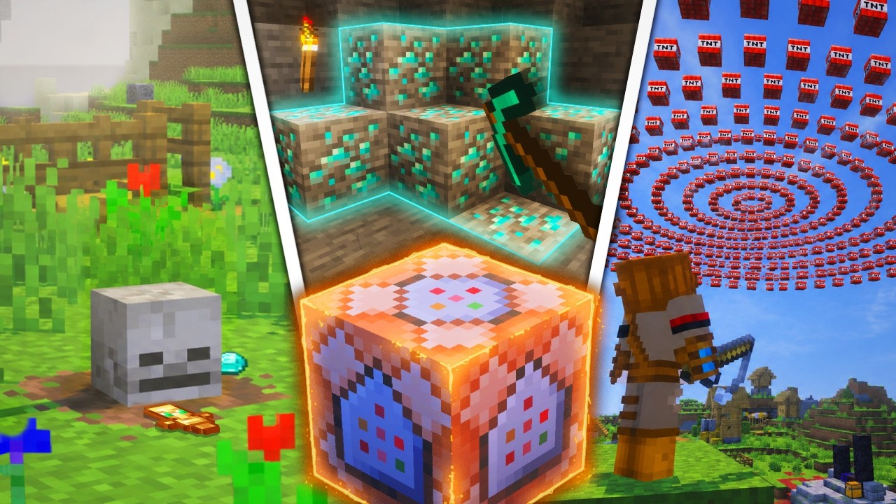 I Rebuilt Minecraft Mods Using ONLY Commands