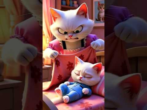 القط مياو اتأخر علي المدرسة و خد عقابة قطط ذكاء اصطناعي قطط قطة