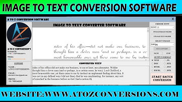 Download Image To Text Software For Free | How To Download Image To Notepad Converter Software |