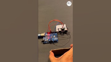 Arduino Project | Using Ultrasonic sensor with Arduino Uno | #shorts
