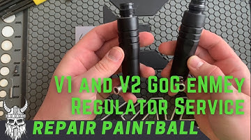 GoG eNMEy Regulator Service - Version 1 & 2 - Complete Rebuild - All Oring Sizes - All Tools