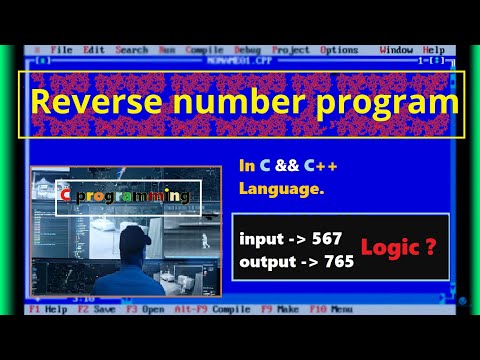Reverse number program in c || reverse number program in c++