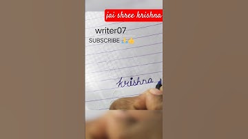 "KRISHNA" name hand writing ||#nameart #writer #ytshorts #youtubeshorts