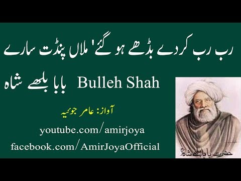 Bulleh Shah | Rab Rab Karde Budhe Ho Gaye | Punjabi Poetry