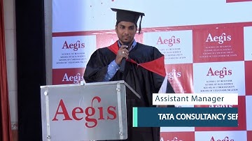 Siddhesh Sawant, Assistant Manager, TCS sharing experience @Aegis School of Data Science
