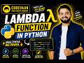 Lambda Functions in Python 🔥 | Write Less, Do More! (Full Guide)