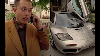 Young Elon Musk Buys His First Supercar McLaren for $1M | Interview 1999  (Full Version)