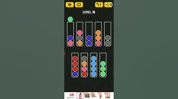Ball sort puzzle level 10 quick version of the game Level 10 #topandroidgames