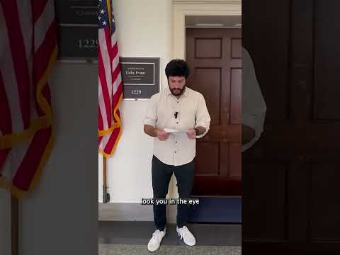 Greg Casar Confronts Congressman Gabe Evans Over Healthcare Cuts