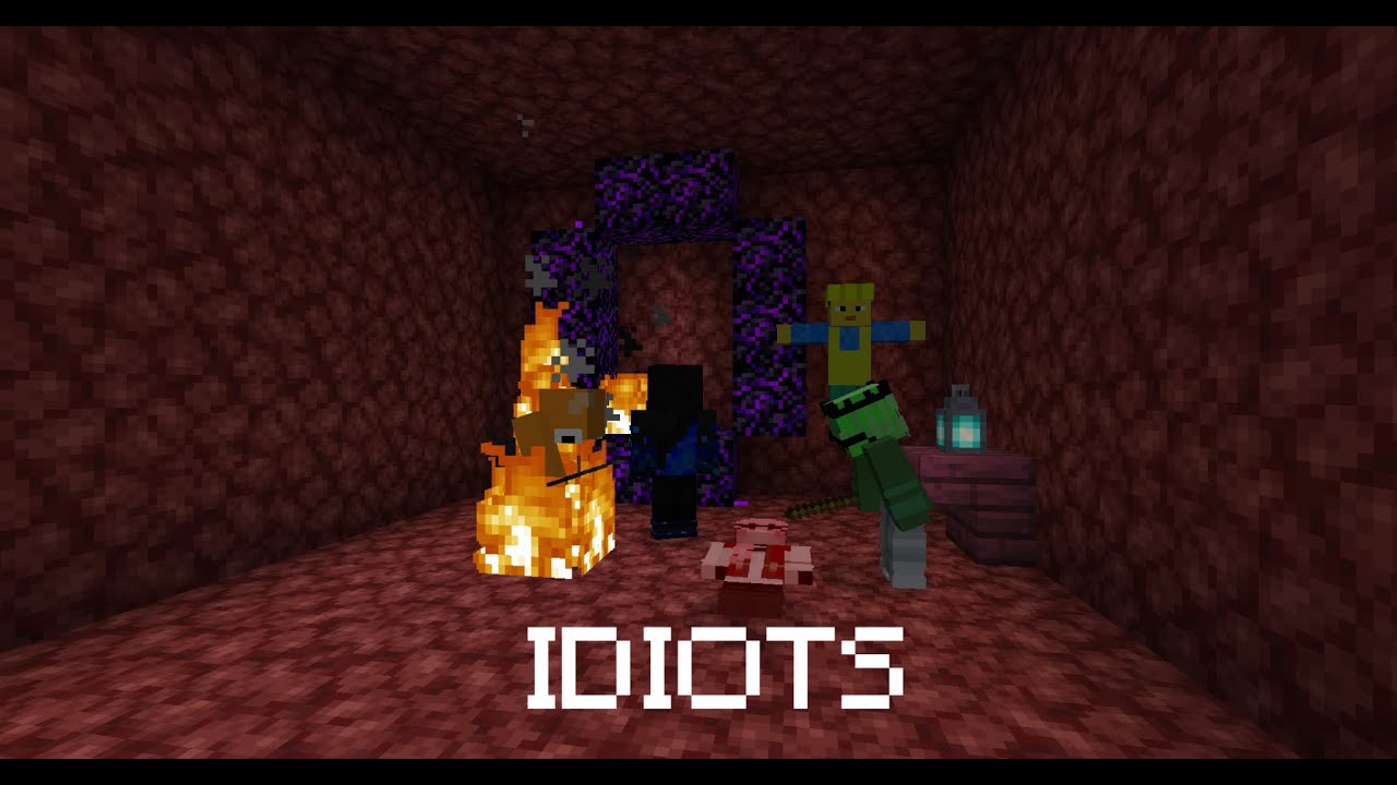 5 Idiots Attempting to Play Minecraft - YouTube