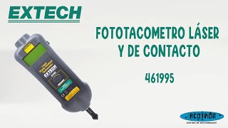 Fototacometro láser y de contacto modelo 461995 marca EXTECH