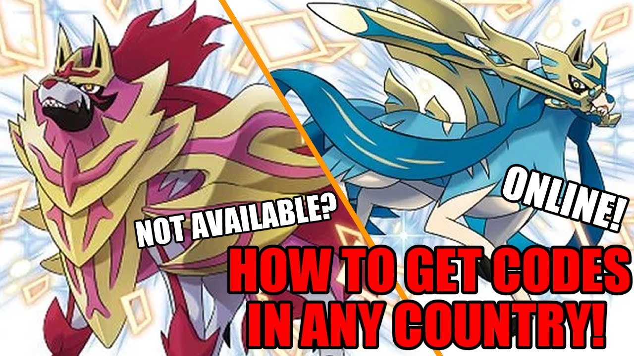 How to claim Shiny Zacian & Shiny Zamazenta codes in Pokemon Sword