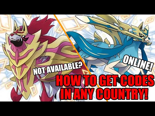 Pokémon Sword e Shield - Consiga Zacian e Zamazenta Shiny de Graça