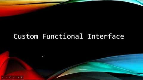 Custom Functional Interface