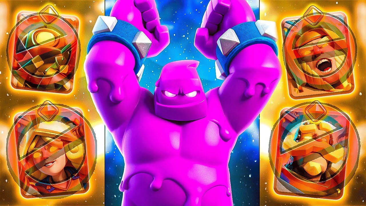 ☠️ EL MEJOR MAZO SIN HÉROES DE CLASH ROYALE LLEVA GOLEM DE ELIXIR 