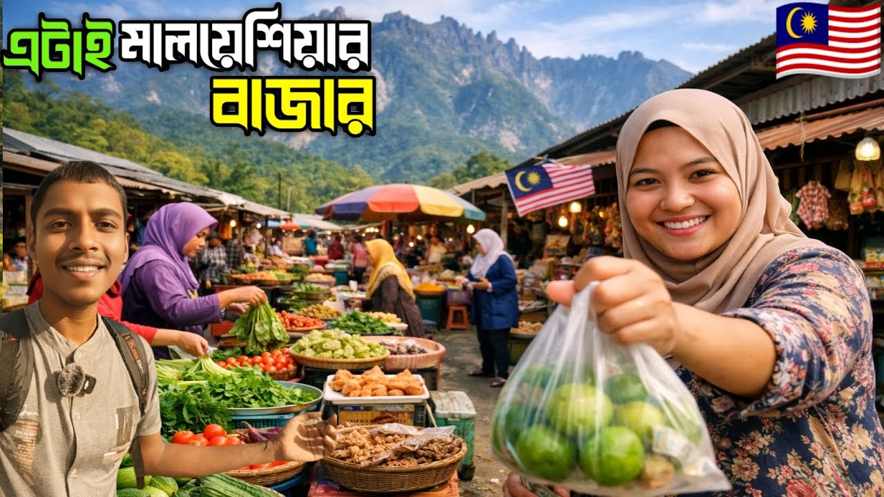 মালয়েশিয়ার গ্রামীণ বাজার | Bangla Travel Vlog