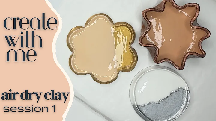 DAS Air Dry Clay Trinket Dishes | DIY