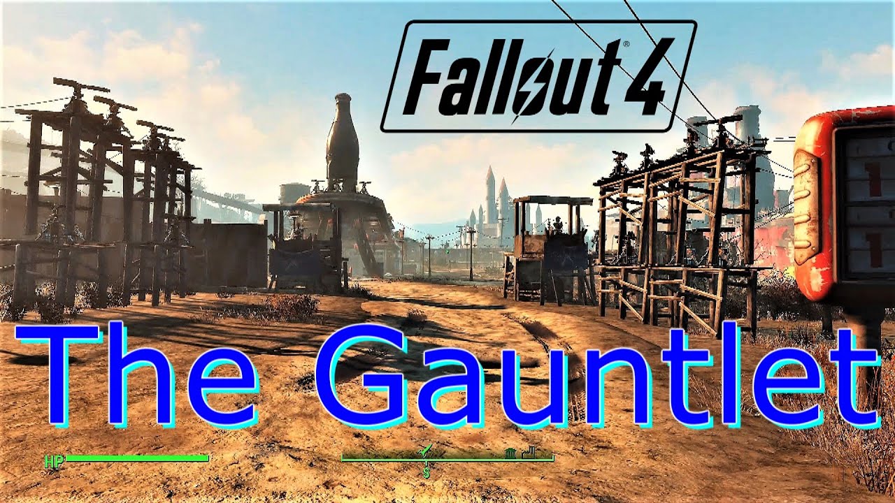 Nuka-World  Red Rocket Build 2023 - The Gauntlet - Tested with 5 Waves of Gunners - Fallout 4