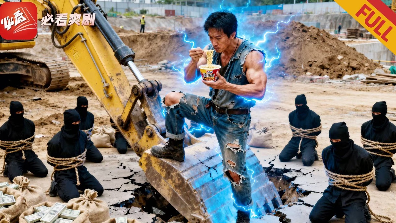 惡霸帶人強拆養老院，壹聲怒吼嚇走所有老頭，唯獨折紙飛機的小夥紋絲不動，挖機砸爛他的桌子，他直接索要壹個億賠償！