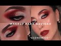 MAQUILLAJE para NAVIDAD con PRODUCTOS ECONÓMICOS 2020 |  ft Nanu Makeup