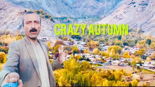 Download Lagu Crazy autumn 🍂 in my village | mountain majesty with yellow autumn 🍂| Beautiful Climate in village. MP3