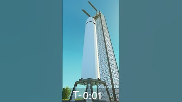 Self Catching Rocket Booster in Scrap Mechanic! #rockets #scrapmechanic #starship