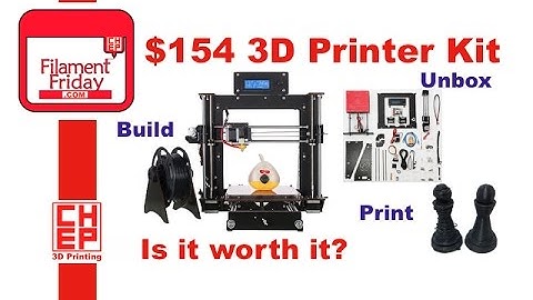 $154 CTC 3D Printer Kit from eBay, Unboxing, Assembly and Test