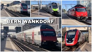Züge beim Bahnhof Bern Wankdorf | Trains at Bern Wankdorf Station (2022)