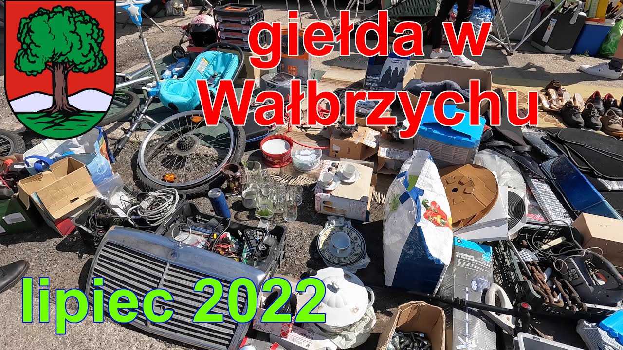 Wałbrzych - giełda staroci, elektroniki i różności (lipiec 2022) (nieobrobione nagranie)