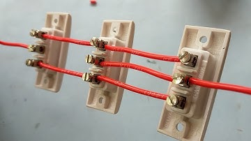 Hoe maak ik een 3-weg schakelaarverbinding voor een lamp? | Afwisselende UIT- en AAN-verbinding m...