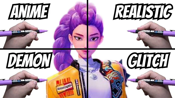 How To Draw Rumi - Kpop Demon Hunters - 4 Amazing Styles!