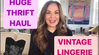Thrift Haul Vintage Clothing Lingerie To Sell On Poshmark And Etsy