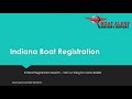 Indiana Boat Titling and Registration