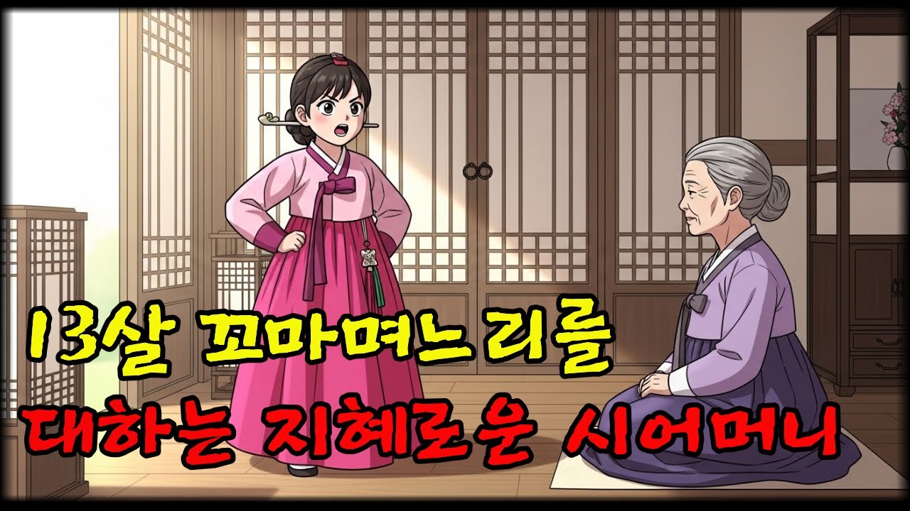 옛날이아기 야담 13살 꼬마 며느리를 대하는 지혜로운 시어머니 | 야담|전설|옛날이야기|설화|민담|오디오이야기|
