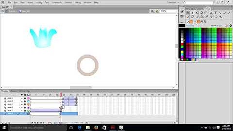 Rain effect tutorial made in flash software
