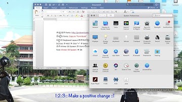 ប្រើប្រាស់ខ្មែរ Font សម្រាប់ Microsoft Word លើ MacOS