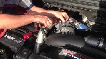 Ford 6.0 powerstroke alternator replacement. (3 minutes)