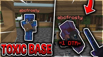 I ran into the most toxic trapping base on 1dtr... | Minecraft HCF