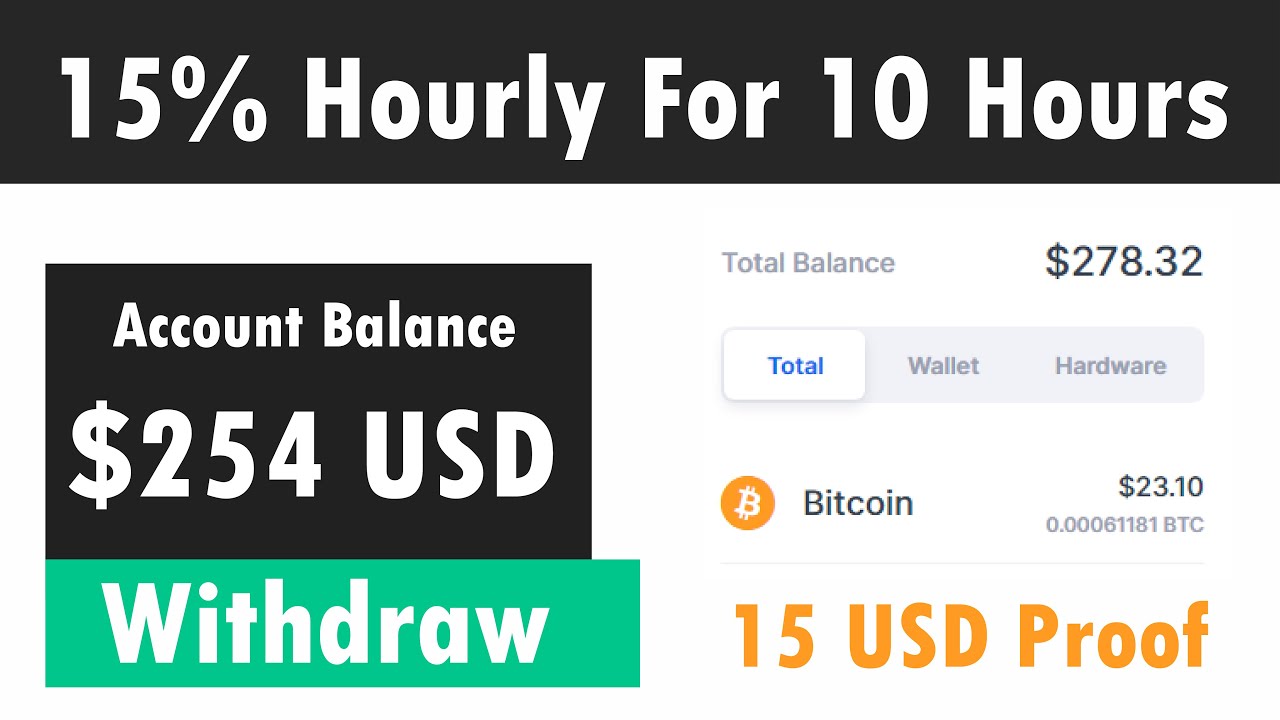 TradesHack - New Free Bitcoin Mining Site 2021 | Earn 15% Hourly for 10 Hours Live 15 USD Proof