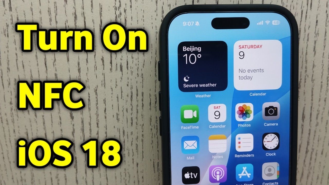 How to Turn on NFC on iPhone - iOS 18 - YouTube