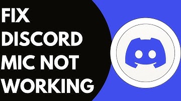 How To Fix Discord Mic Not Working Issue