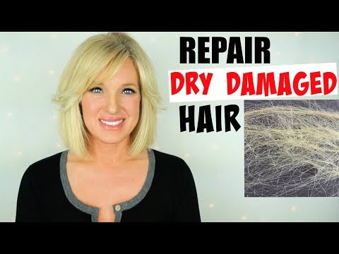 Cover Gray Roots FAST  amp  Tips To Repair DRY DAMAGED Hair 
