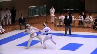 07165 20151103新人戦団体組手男子準々決勝栄戦