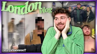 surprising him at the airport 👀 *london vlog*