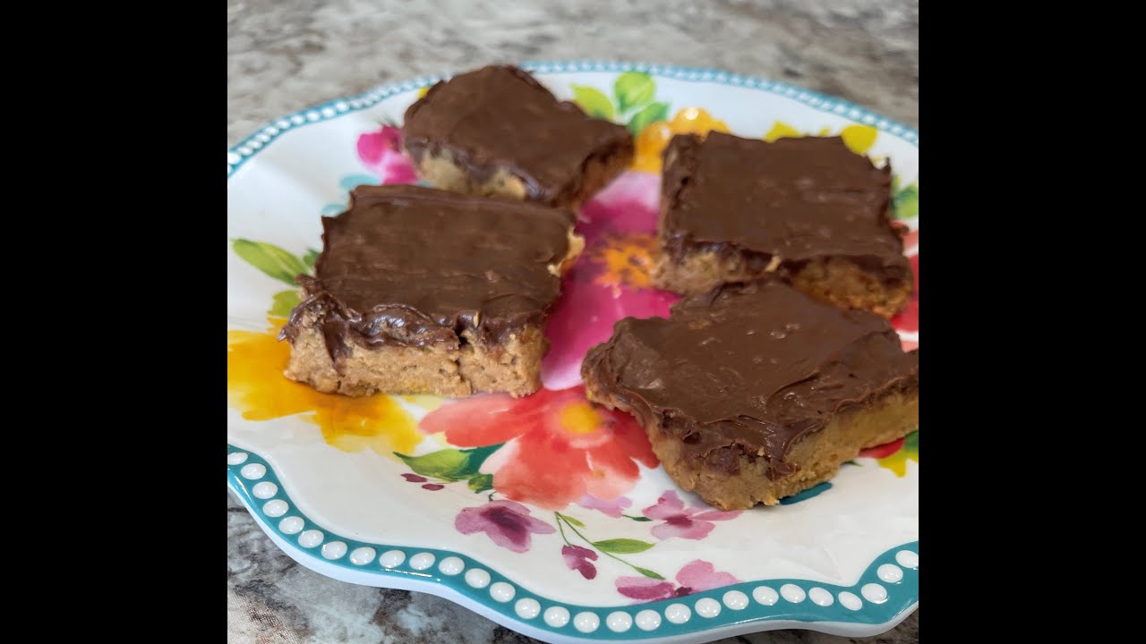 Lunchroom Chocolate Peanut Butter Bars YouTube