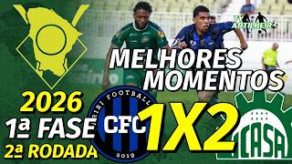 [Cearense B '26] 2ª Rodada | Cariri FC 1 X 2 Icasa | Melhores Momentos | TV ARTILHEIRO