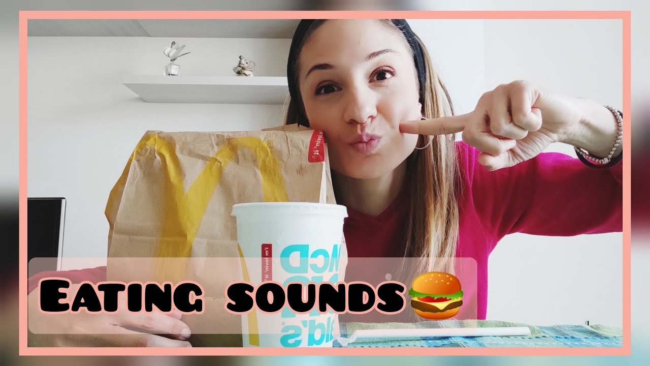🍟EATING SOUNDS🍔 (Mc Donald's 🤤)|| ASMR ITA