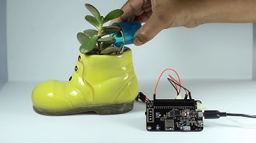 Electronut Labs nRF52840 blip - moisture sensor demo