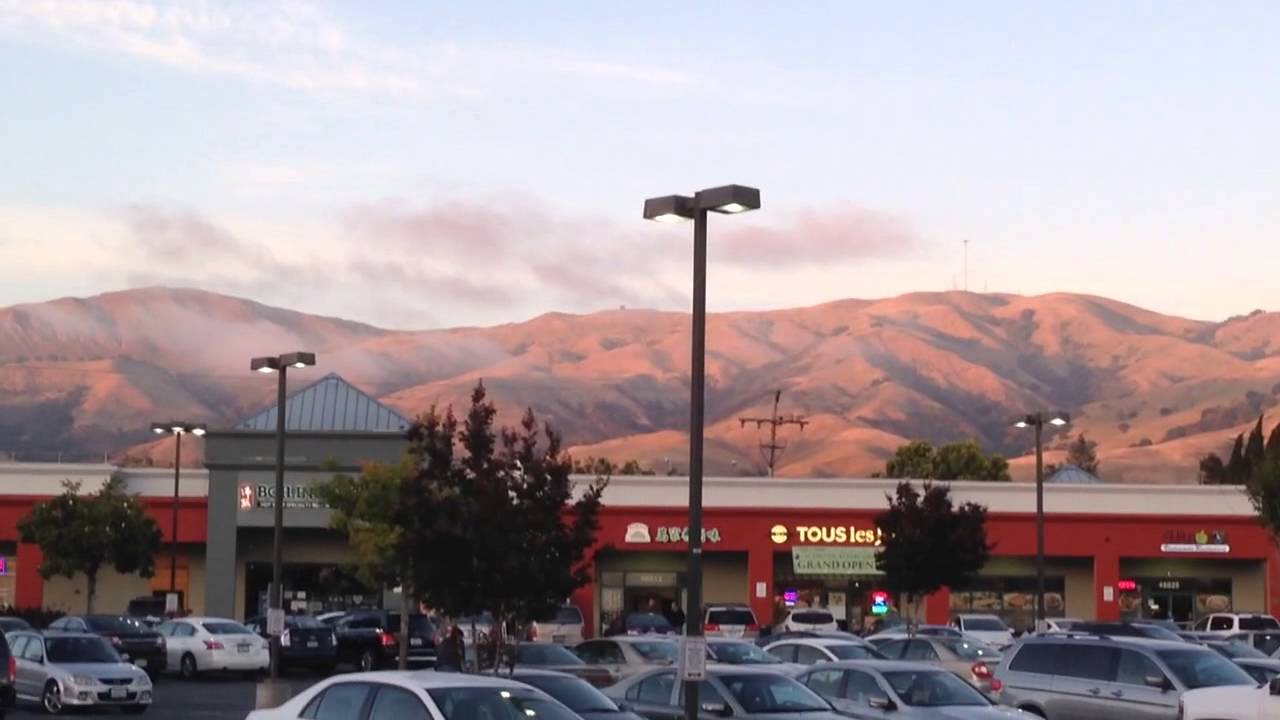 Mission Peak from Ranch 99 parking lot